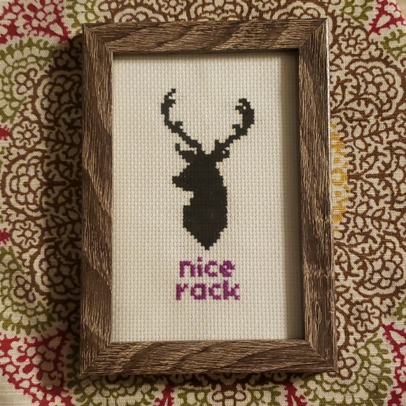 Inappropriate Handmade Cross Stitch - Picture 1 of 3